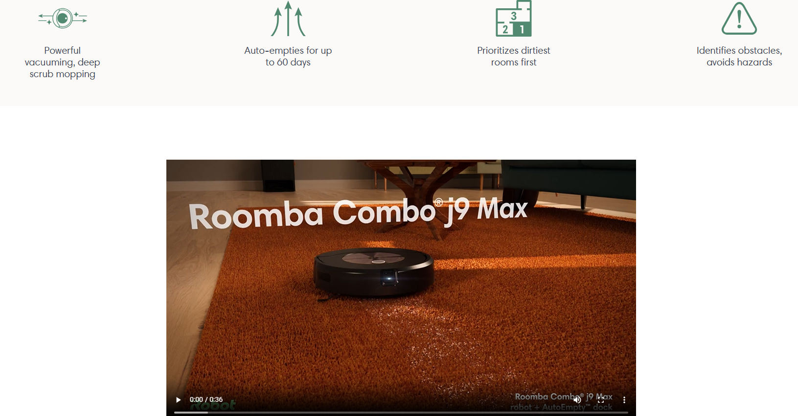 Combo iRobot Roomba j9+