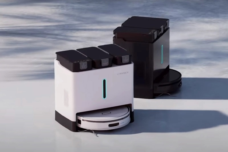 robô de limpeza automatizado