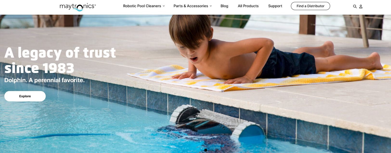 Limpador robótico de piscinas Dolphin