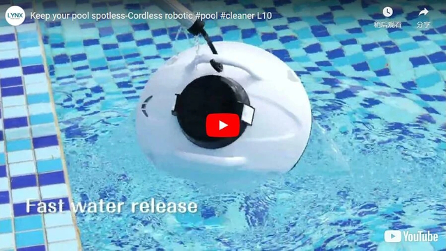 Rob&ocirc; de limpeza de piscina sem fio