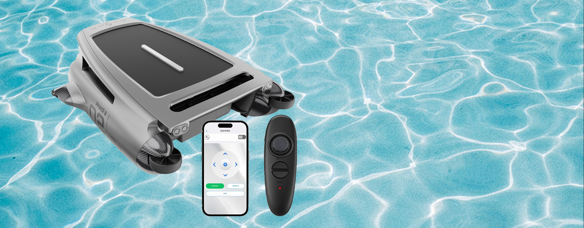Solar Powered Pool Skimmer​
