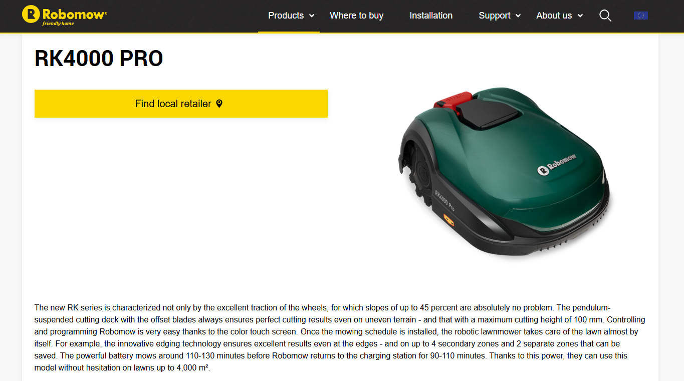 Robomow RK4000