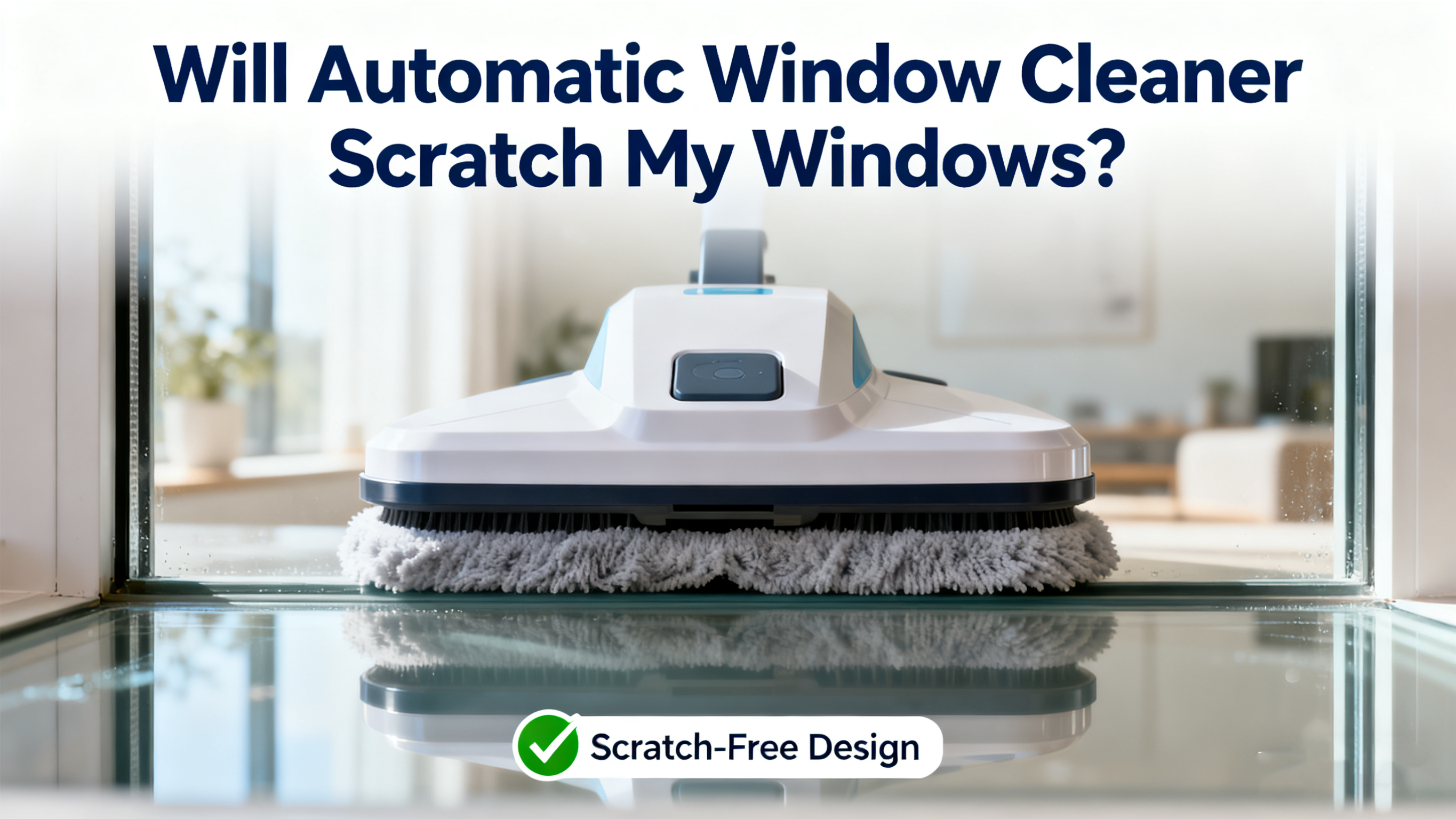 O limpador autom&aacute;tico de janelas arranhar&aacute; minhas janelas?