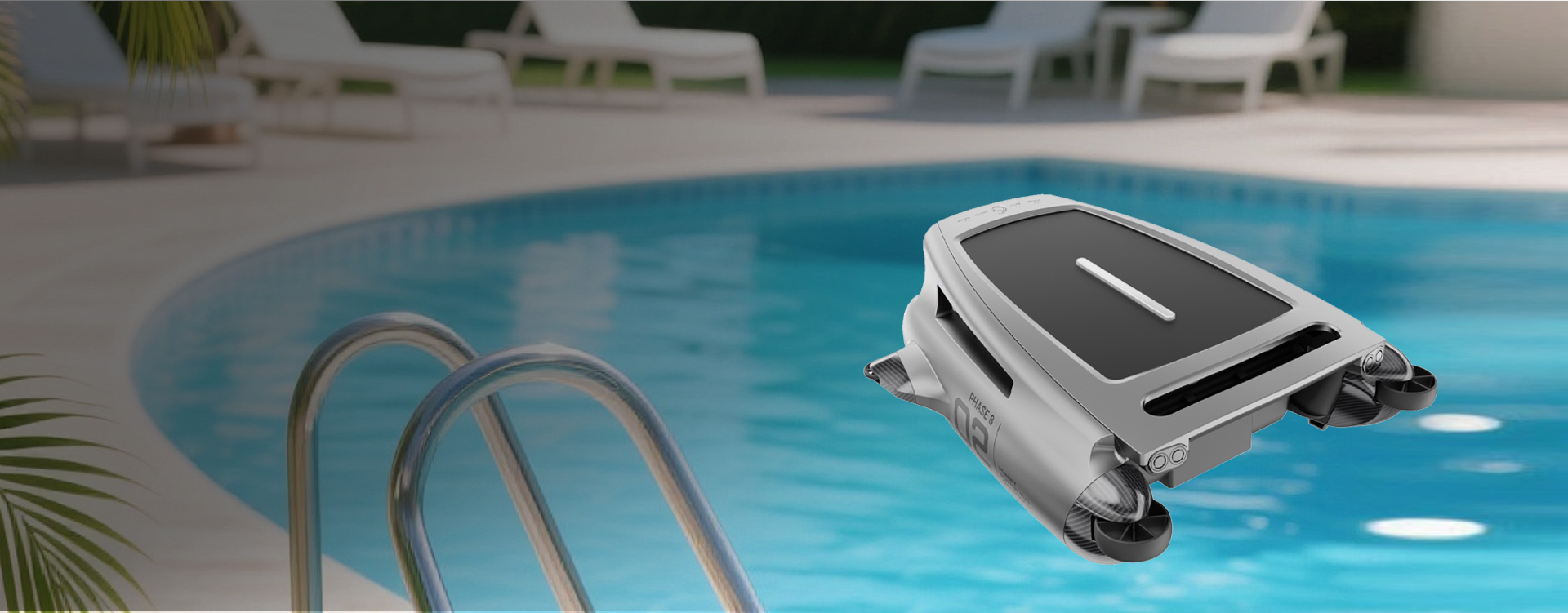 solar powered pool skimmer​