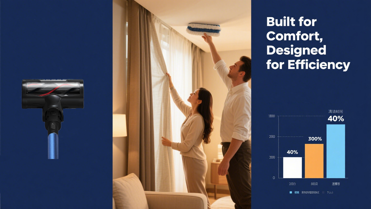 Constru&iacute;do para conforto, projetado para efici&ecirc;ncia