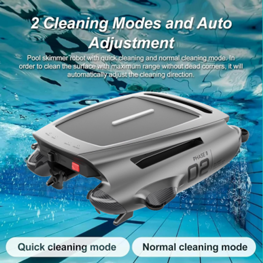 Skimmer de piscina movido a energia solar B012