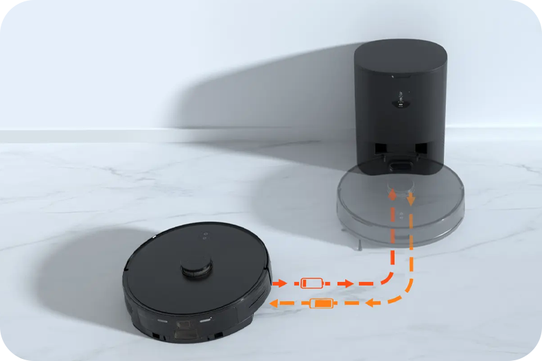 Laser Robot Vacuum H50 Limpeza Contínua