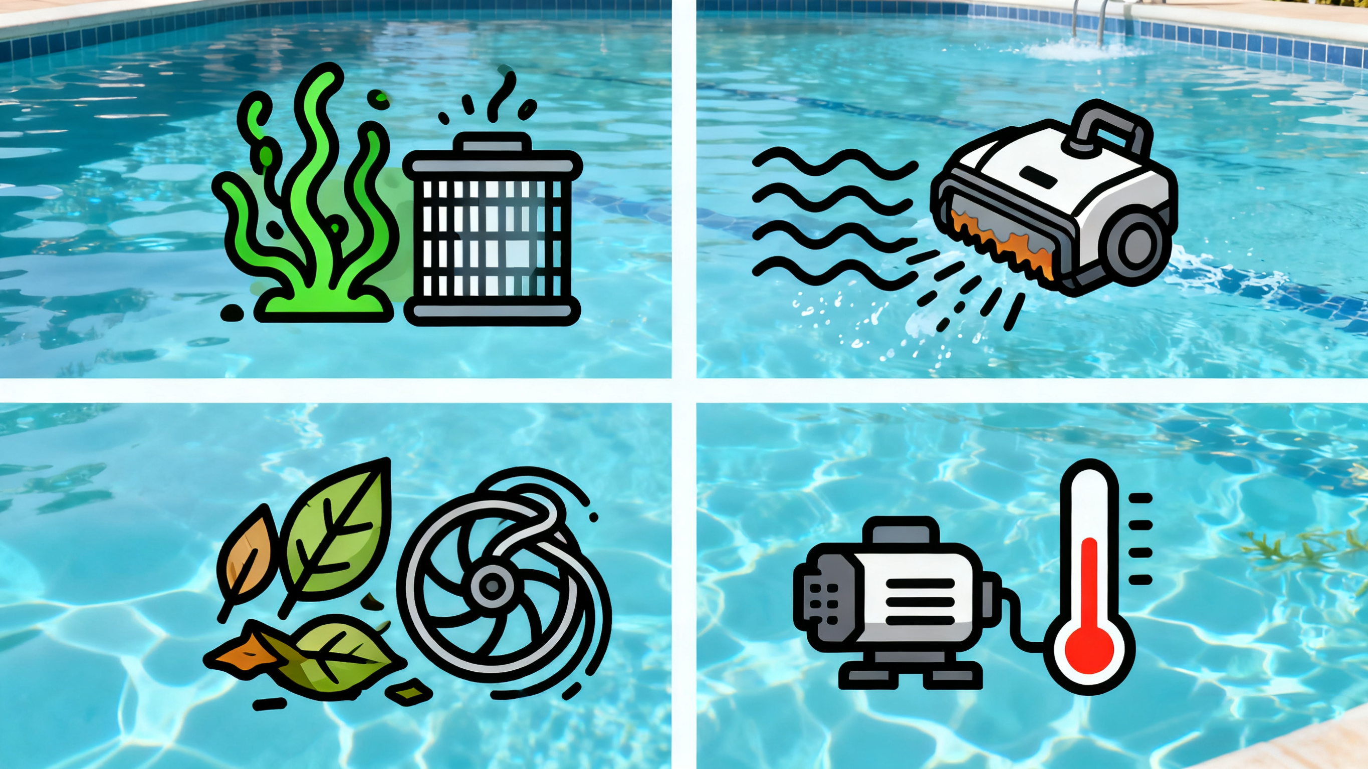 Como o pr&oacute;prio ambiente da piscina encurta a vida de um rob&ocirc;?