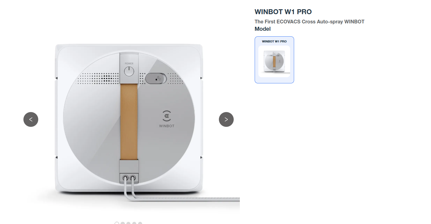 S&eacute;rie Ecovacs WINBOT