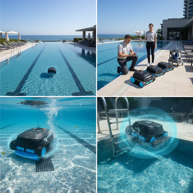 Robô de limpeza de piscinas Lincinco