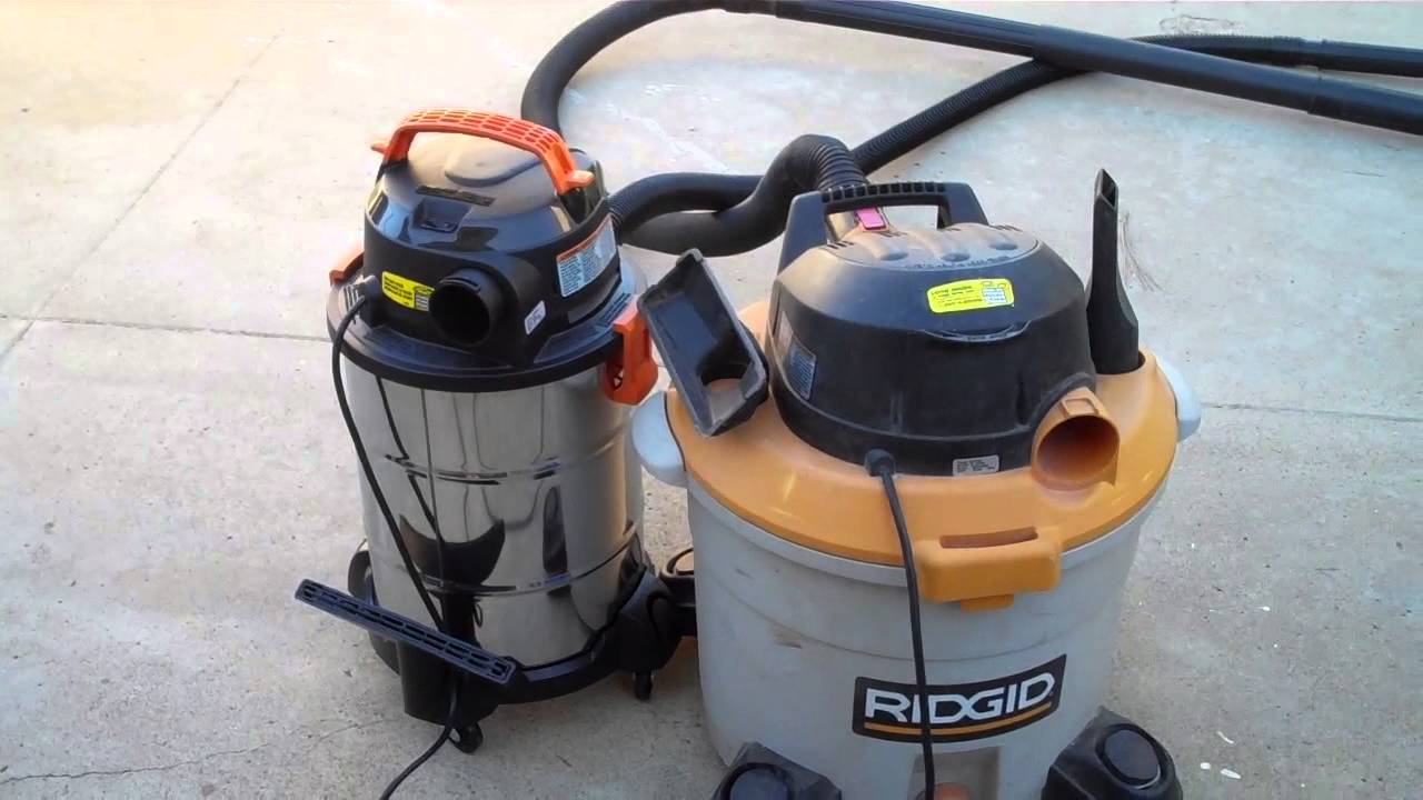 Aspirador &uacute;mido/seco Ridgid de 6 gal&otilde;es e 4,25 HP de pico