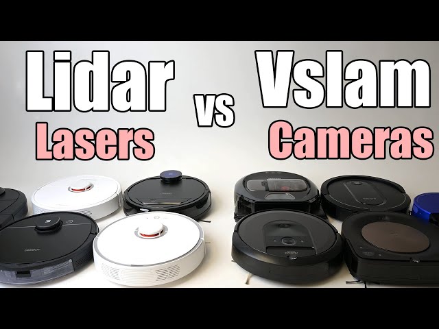 Rob&ocirc; aspirador LiDAR vs vSLAM